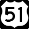 US-51 route marker