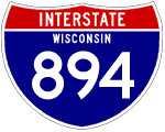 Wisconsin Interstate Marker 3-Digit