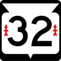 Wisconsin State Trunk Highway 32 Marker