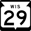 Wisconsin State Trunk Highway Marker 1970s