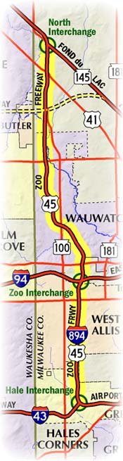 Map of Zoo Freeway