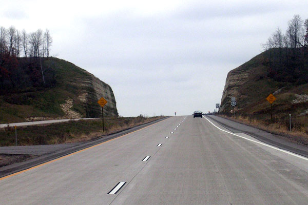 BYPASS US-53 north cut near Melby St