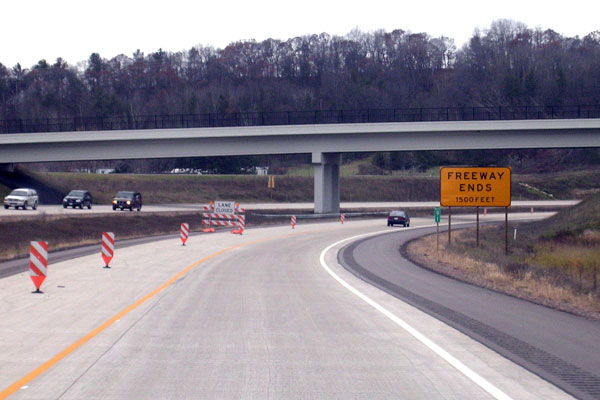 BYPASS US-53 sbd at Fuller Ave