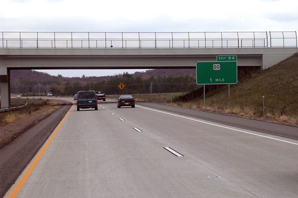 BYPASS US-53 Exit 94 CTH-OO exit signage