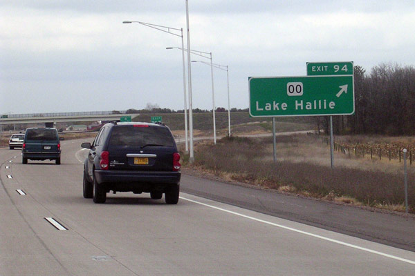 BYPASS US-53 Exit 94 CTH-OO exit signage