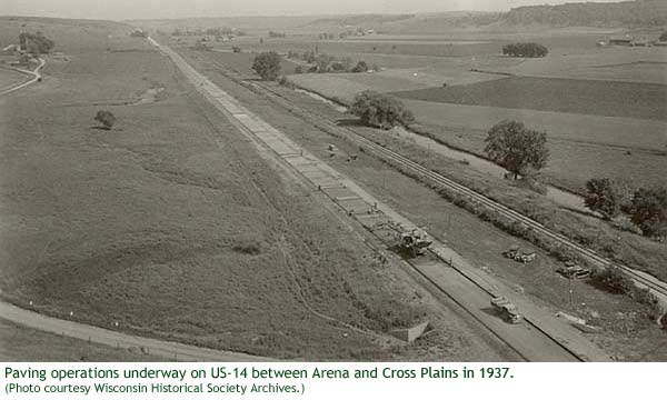 US-14 Paving in 1937