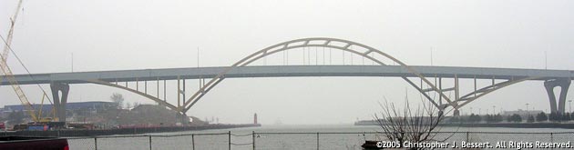 Hoan Bridge, side view