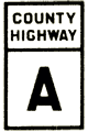 Wisconsin County Trunk Highway Marker 1938