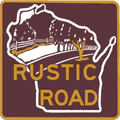 Wisconsin Rustic Road marker